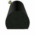 Ergomat Round Surface Bumper ESD Black RDSB120-ESD-BK